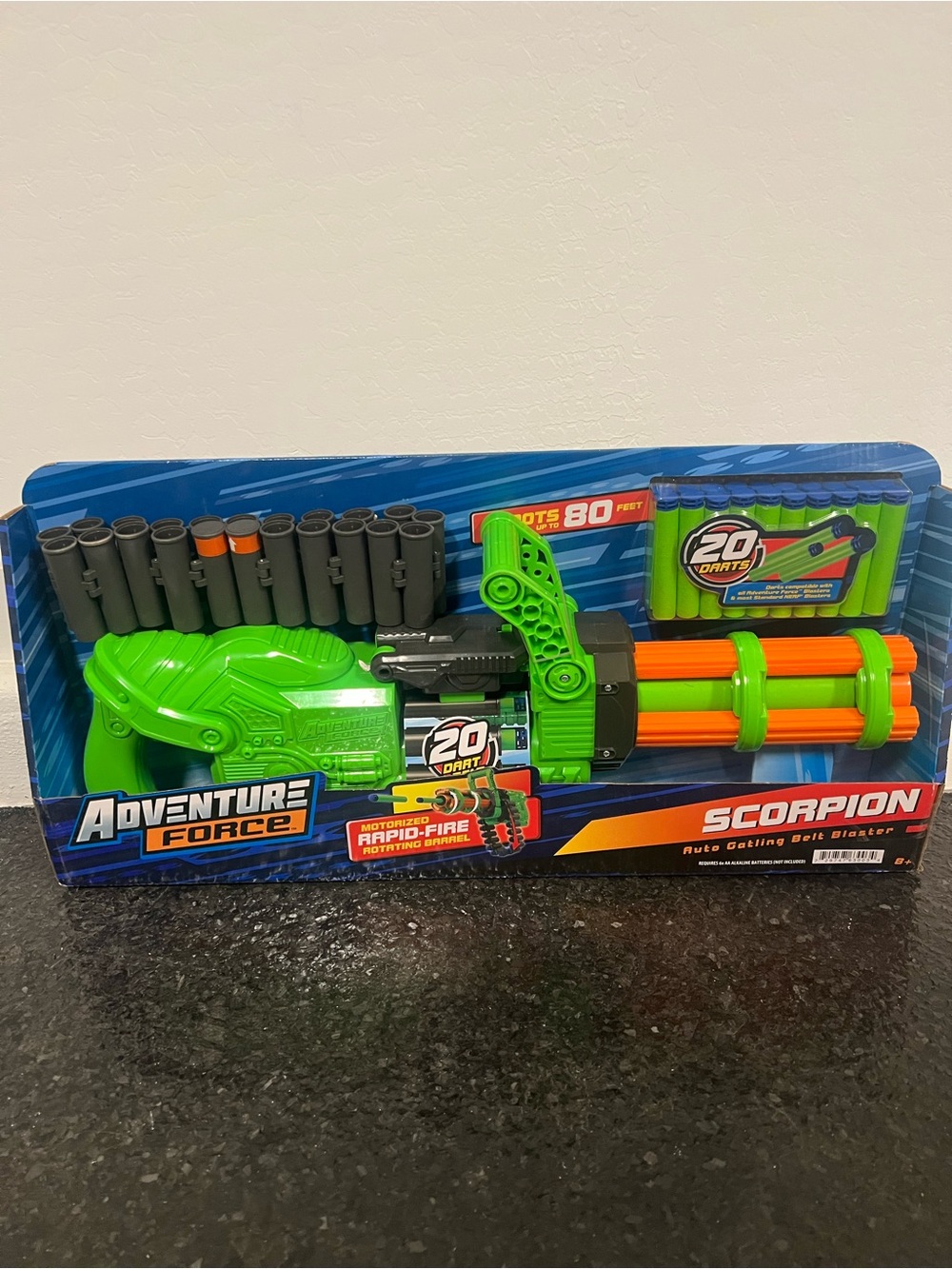 Adventure Force Scorpion Motorized Gatling Dart Blaster NIB $20